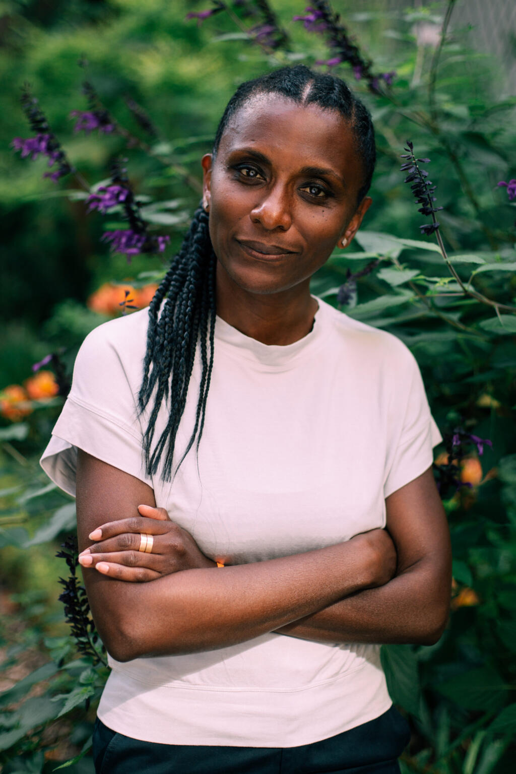 L'auteure ivoirienne Marguerite Abouet, au festival international d'Angoulême, en 2023.