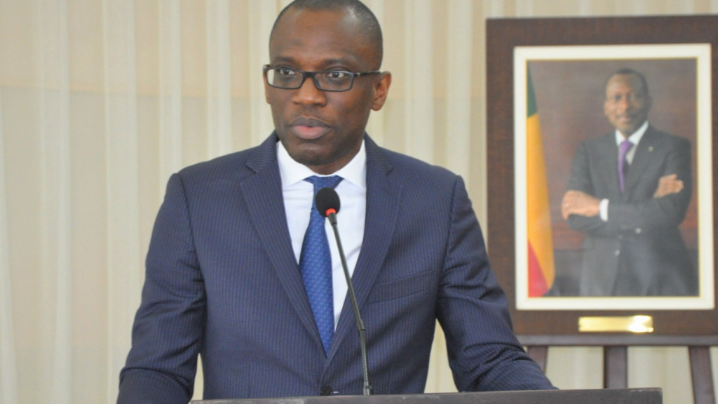 Olushegun Adjadi Bakari, le ministre des Affaires étrangères et de la Coopération du Bénin.