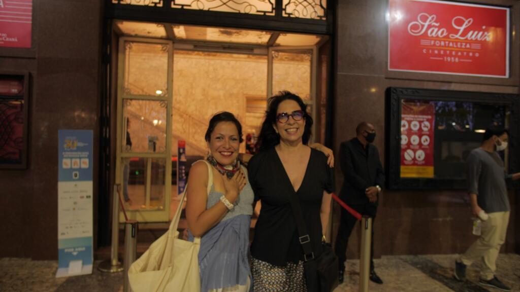 Anabel Rodríguez e Malu Campos em Fortaleza