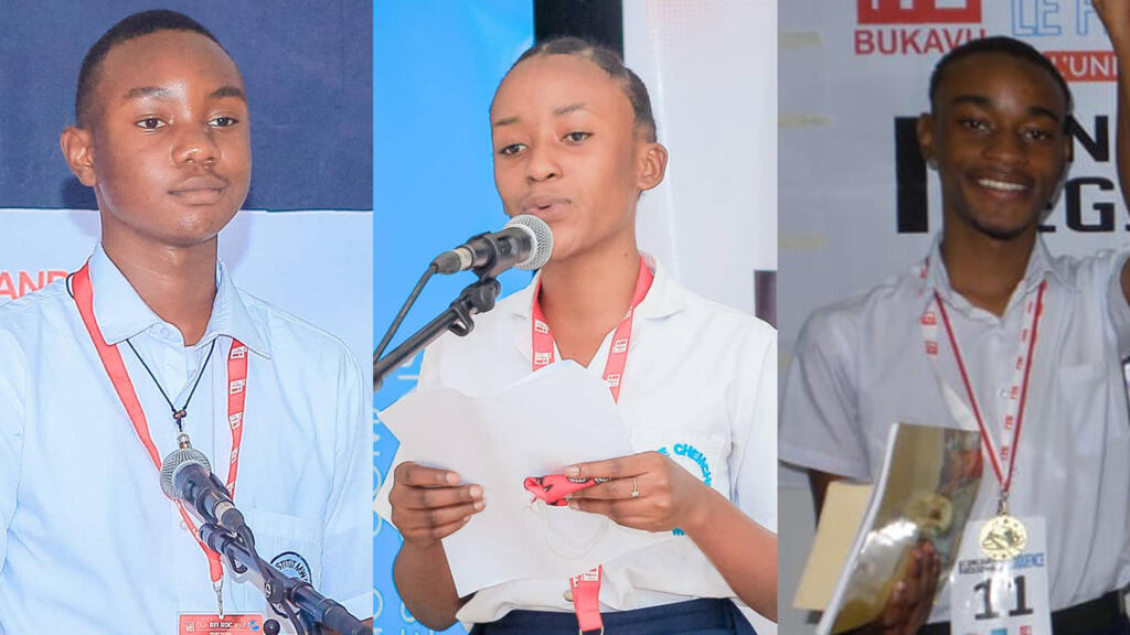 Ephraim Wamba (Goma), Cito Danette (Goma) et Benjamin Sefu (Bukavu).