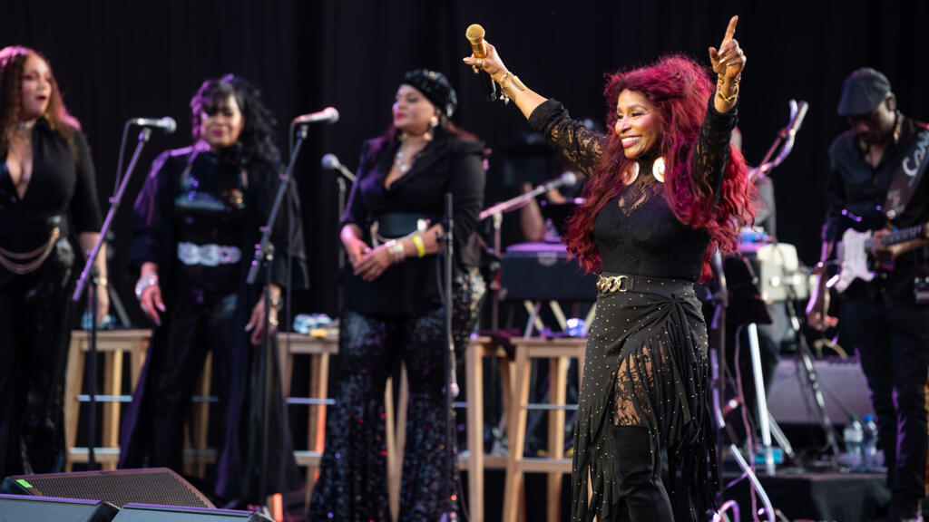 Chaka Khan scintille de mille feux à Montreux.