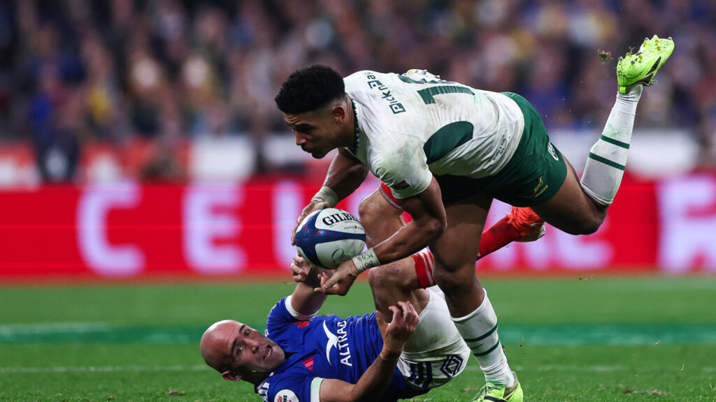 Rugby: le XV de France passe à côté de sa revanche contre une Afrique du Sud trop forte