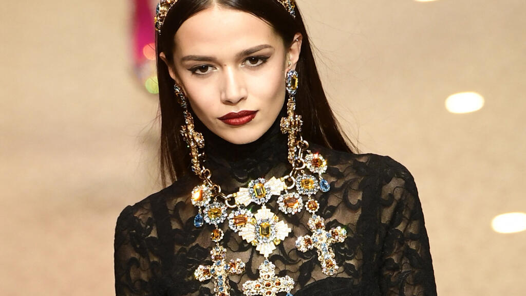 Défilé de mode Dolce & Gabbana, à Milan, le 25 février 2018.
