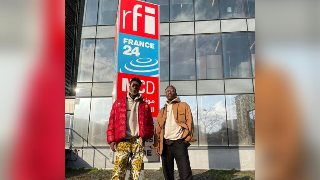 Pierre Kwenders et Hervé Kalongo à RFI.