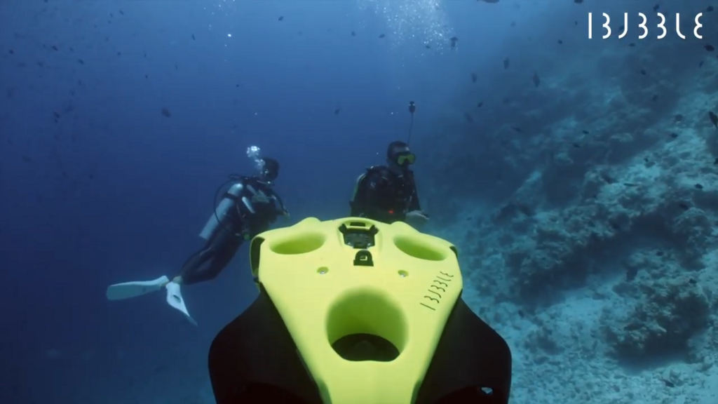 Image tirée d'une vidéo de présentation d'iBubble, de Notilo Plus.