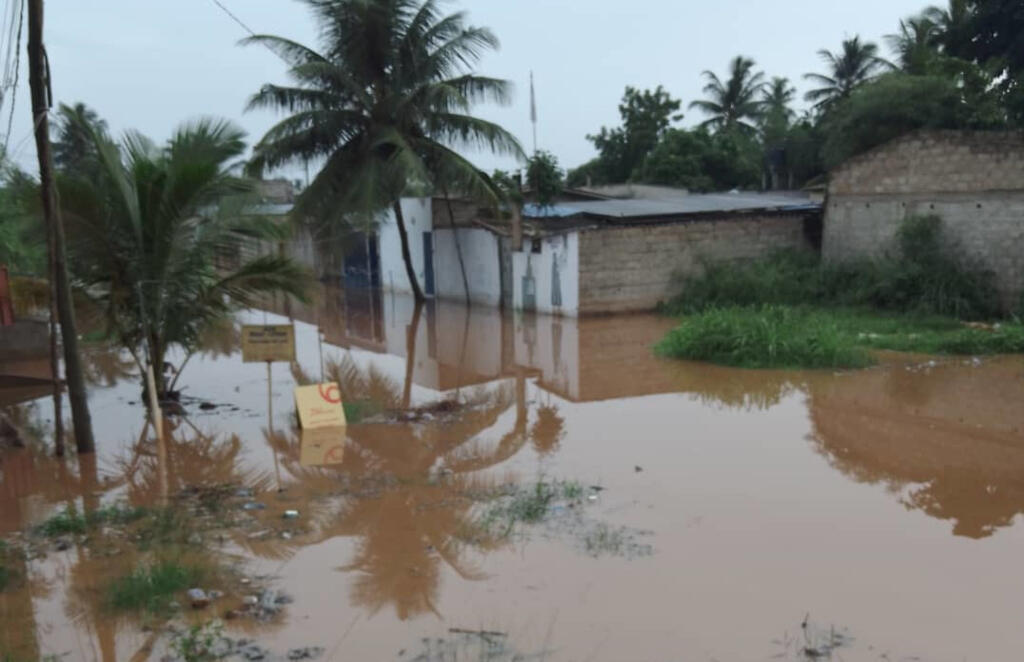 Inondation à Sagbado au Togo, le 23 avril 2023.