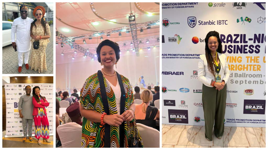 Carolina Maíra criou uma empresa que tem promovido eventos, recebido comitivas africanas no Brasil e trazido comitivas brasileiras para África, “não só para negócios, mas também para eventos culturais” e ligados à educação.