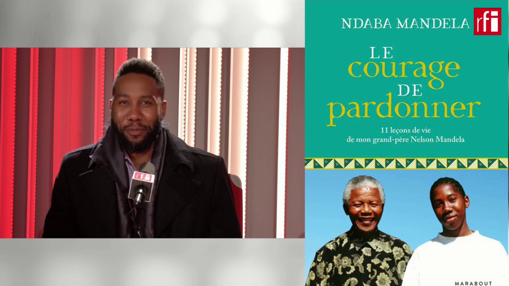 Ndaba Mandela, petit-fils de Nelson Mandela, en studio à RFI (janvier 2019).