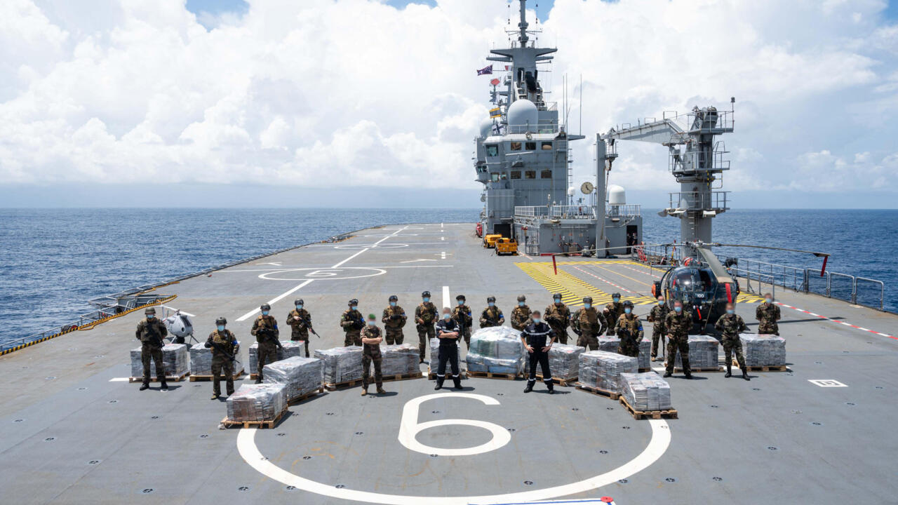 Afrique de l'Ouest: 10 tonnes de cocaïne saisies par la marine française dans le golfe de Guinée
