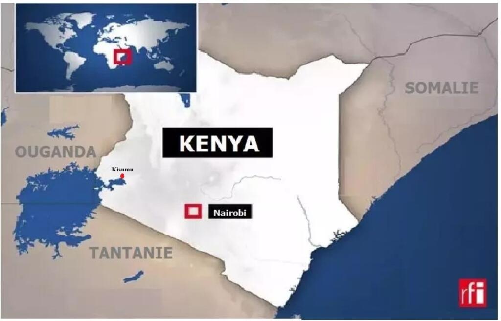 非洲 / 肯尼亚：首都内罗毕及第三大城市基苏木。
Afrique / Kenya : sa capitale Nairobi et la ville Kisumu.