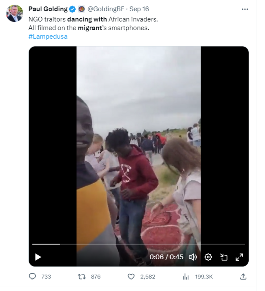 Non, cette vidéo ne montre pas des bénévoles dansant avec des migrants à Lampedusa.