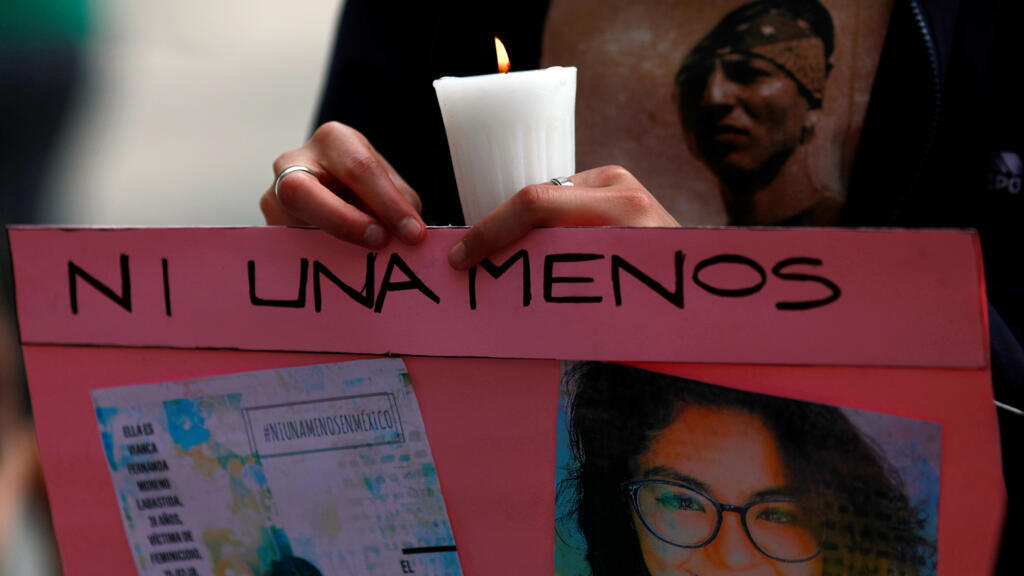 Manifestation contre le féminicide et la violence à l'égard des femmes, au monument Hemiciclo à Juarez à Mexico, le 24 août 2019. (Image d'illustration)