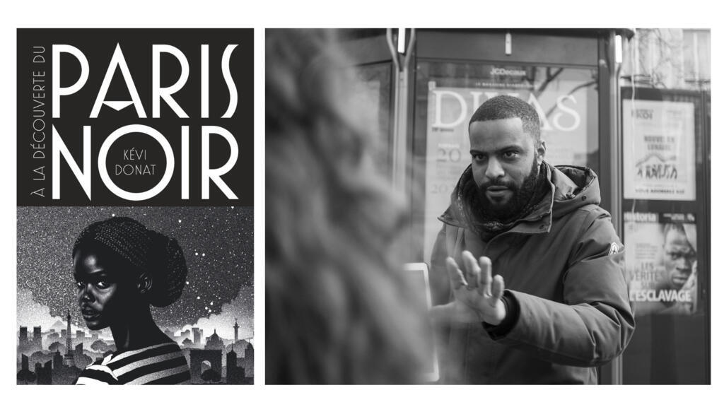 À la découverte du Paris Noir de Kévi Donat (à droite) est sorti en juin 2025 aux Éditions Faces Cachées.