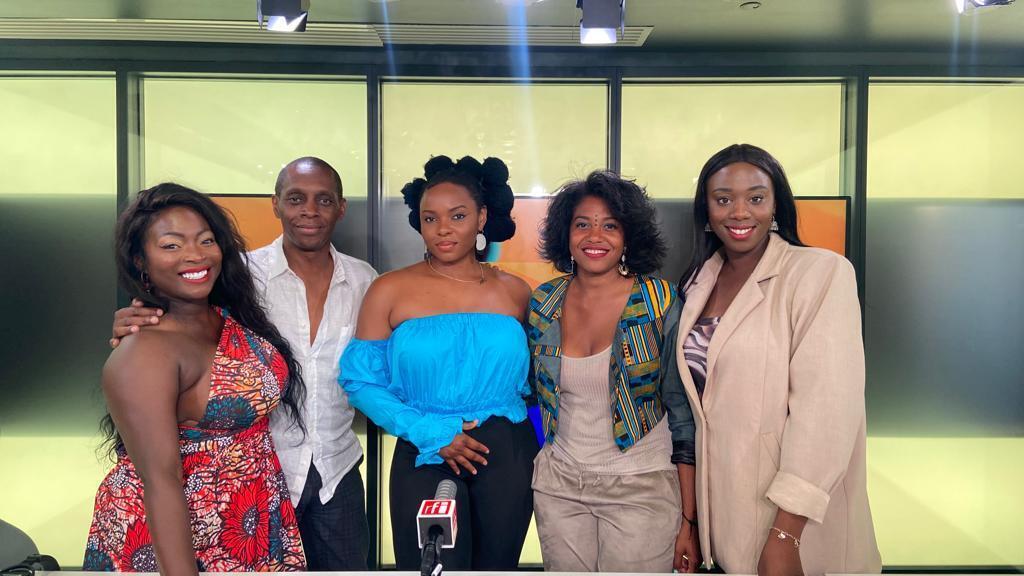 Warra Charlotte Gomis, Claudy Siar, Yemi Alade, Kaïge-Jean Bale Simoès de Fonseca et Laura Mbakop.