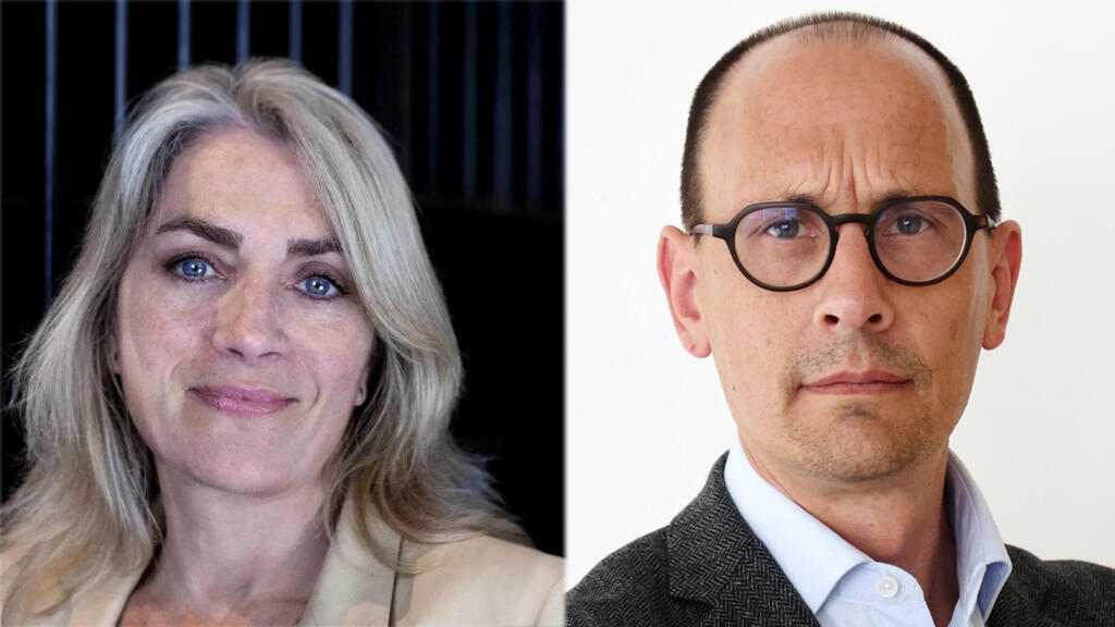Émilie Zapalski de l'agence Émilie Conseil et Julien Lécuyer du bureau de Paris de La Voix du Nord