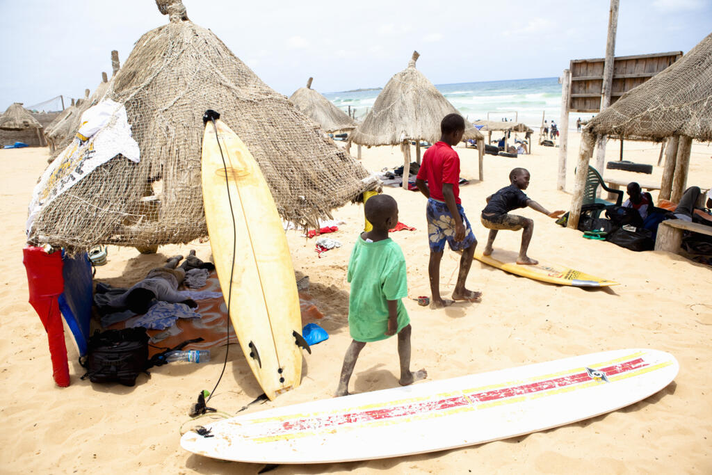 La plage de Yoff à Dakar au Sénégal (Image d'illustration).