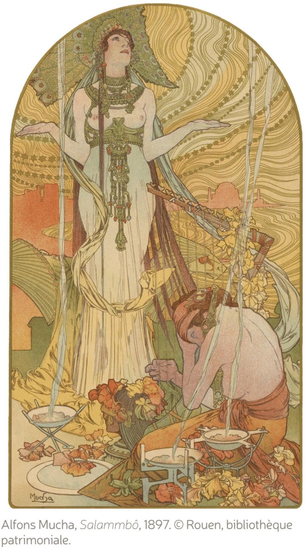 Alfons Mucha, Salammbô, 1897