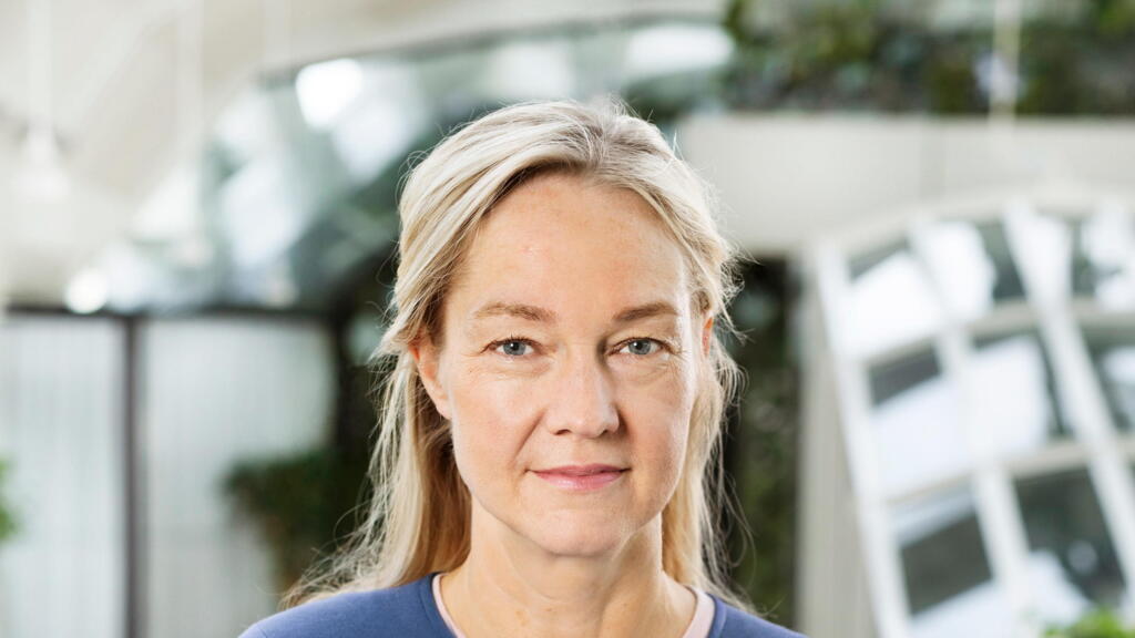 A vice-presidente do Banco Central sueco (Riksbank), Cecilia Skingsley, durante entrevista.