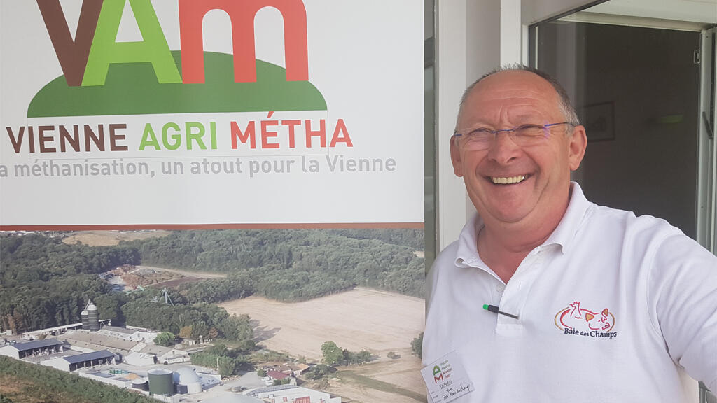 Yves Debien, GAEC «La Baie des Champs» à Sèvres-Anxaumont.
