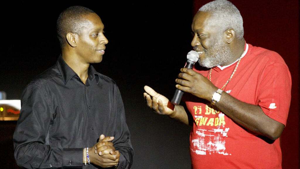Claudy Siar et Jacob Desvarieux en 2005, à Dakar, au Sénégal