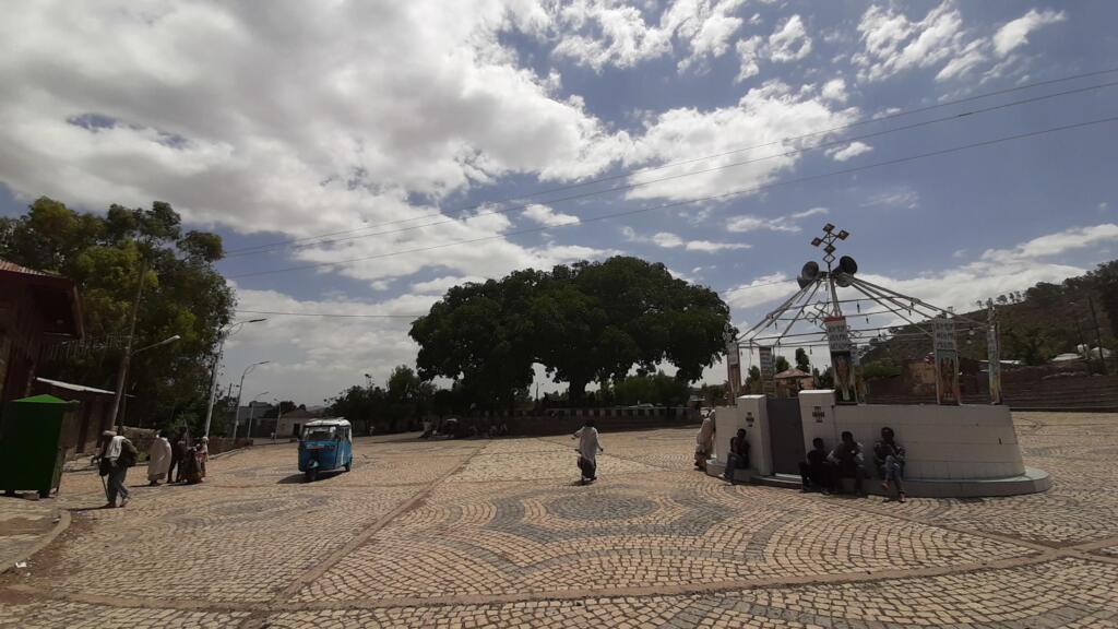 Ville d'Aksoum, en Ethiopie. Mai 2021