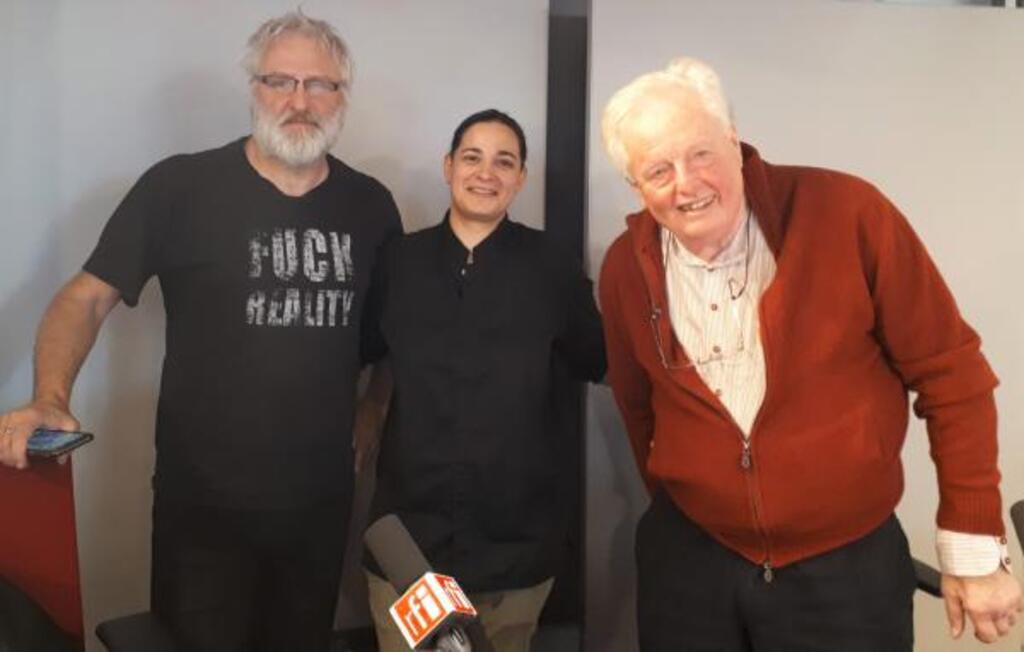 Stéphane Méjanès, Julia Sedefdjian et Bénédict Beaugé.