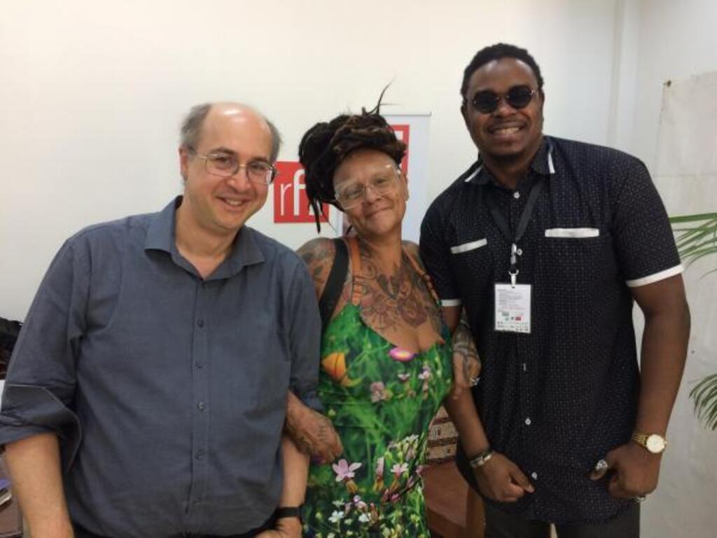 Jean-François Cadet, Fanny Bouyagui et Carlos Desaules.
