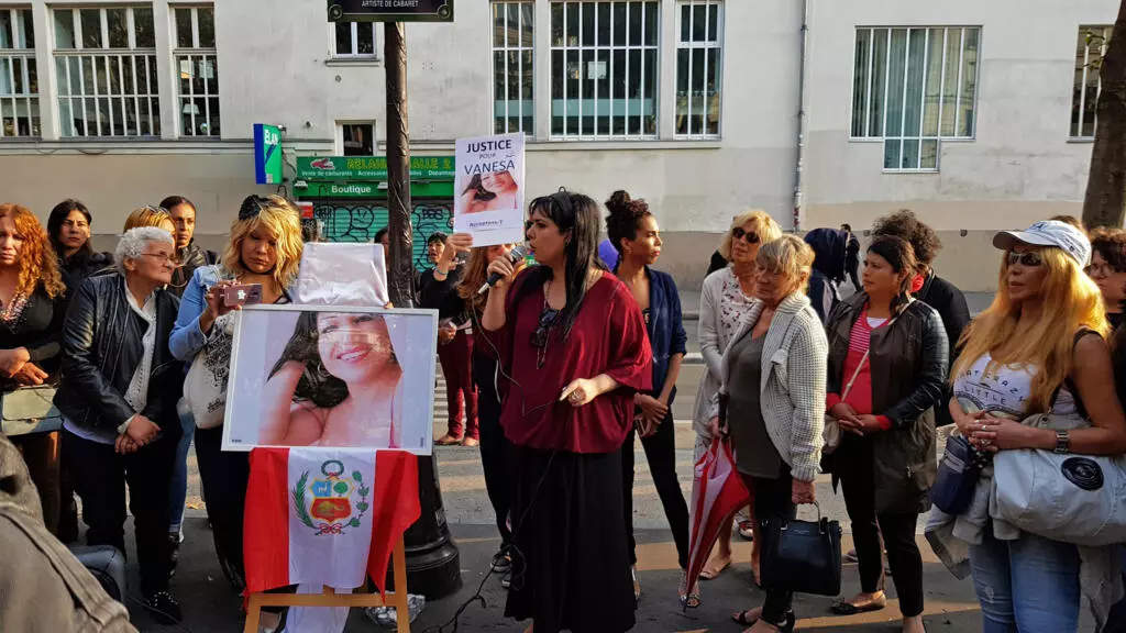 Un hommage rendu à Vanessa Campos (sur la photo) assassinée le 16 août dernier, à l'initiative de l'Association Paris T.