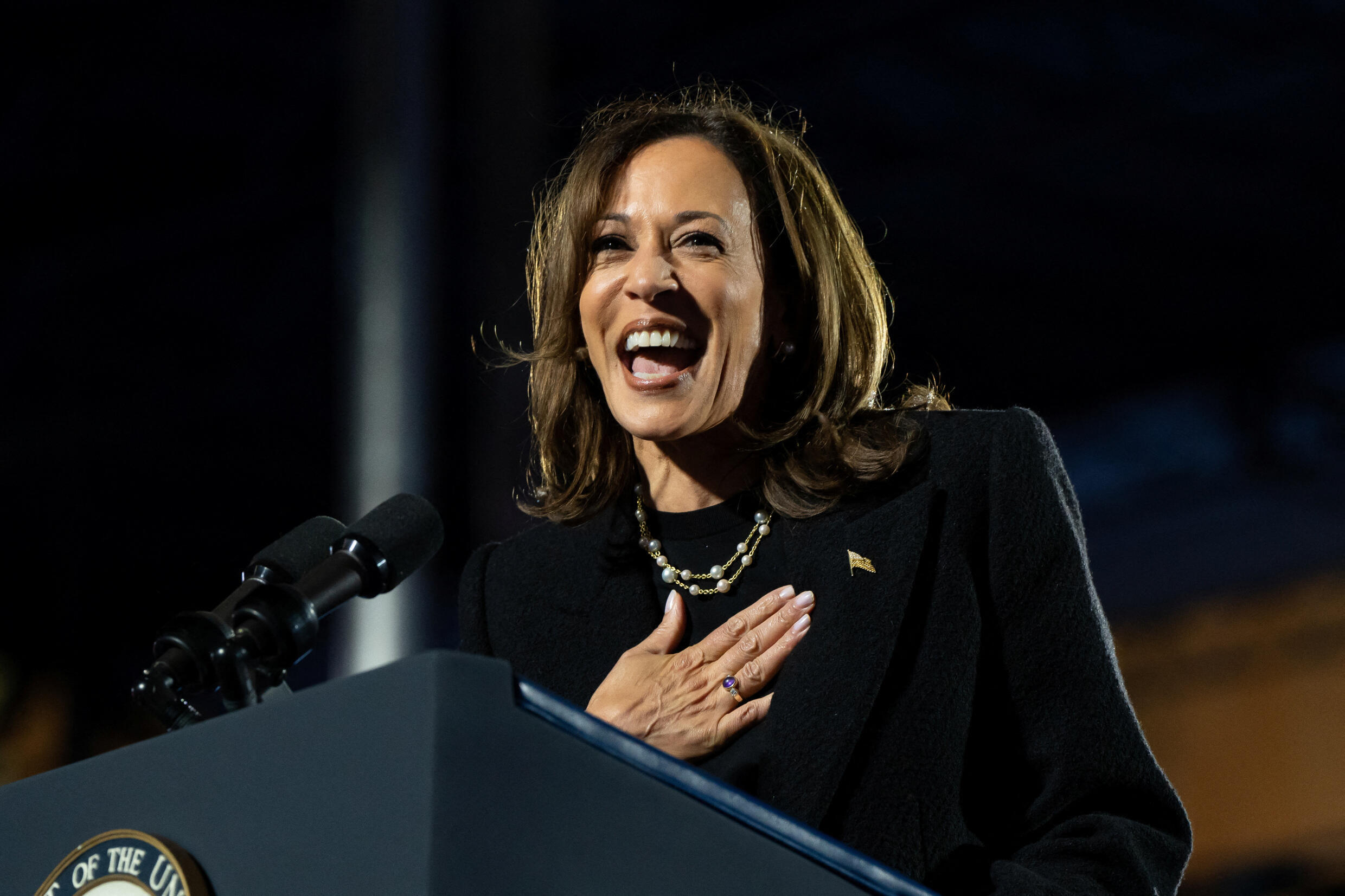 Kamala Harris- Naibu wa Rais wa Marekani na aliyekuwa mgombea wa urais kwa tiketi ya Democrats.