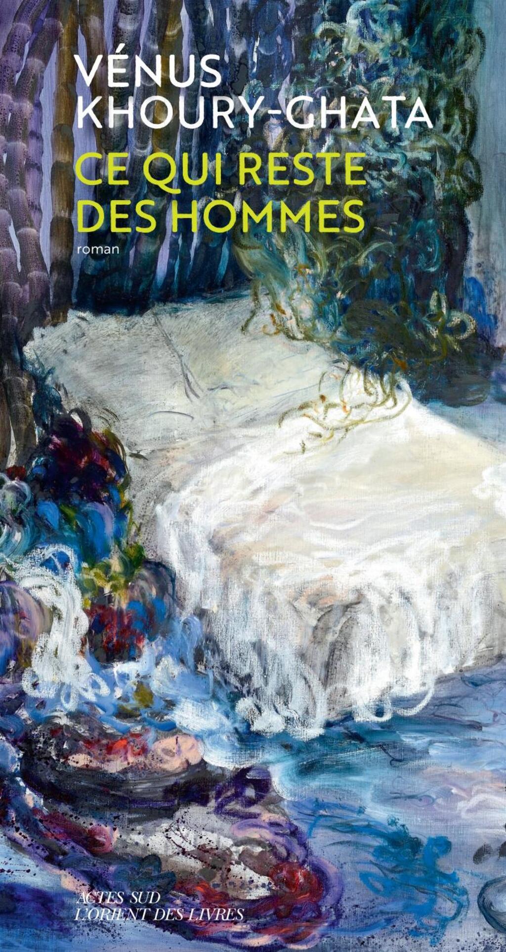 Couverture du nouveau roman de Vénus Khoury-Ghata