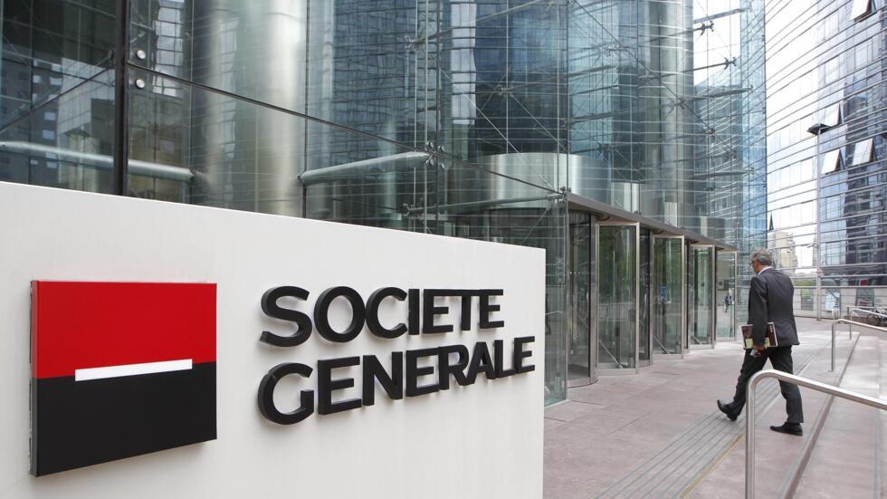 Sede del banco francés Société Générale en la zona de negocios de La Défense, en París.