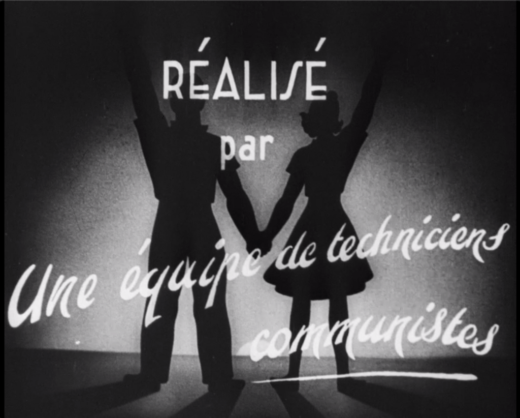 Image extraite du film "Les Lendemains qui chantent" (Louis Daquin, 1946).