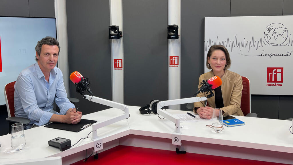 Raluca Alexandrescu (dreapta) și Laurent Couderc