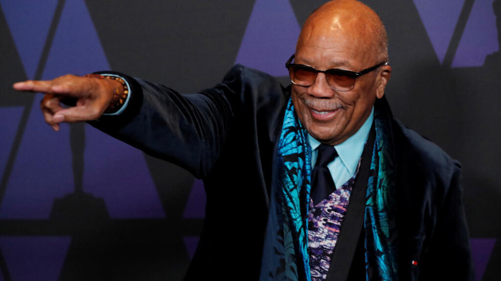 La légende de la musique américaine, Quincy Jones, ancien producteur de Michael Jackson et de Frank Sinatra, est décédé à l'âge de 91 ans, ont rapporté lundi 4 novembre 2024 des médias américains. Photo prise à Hollywood, en Californie, le 18 novembre 2018.