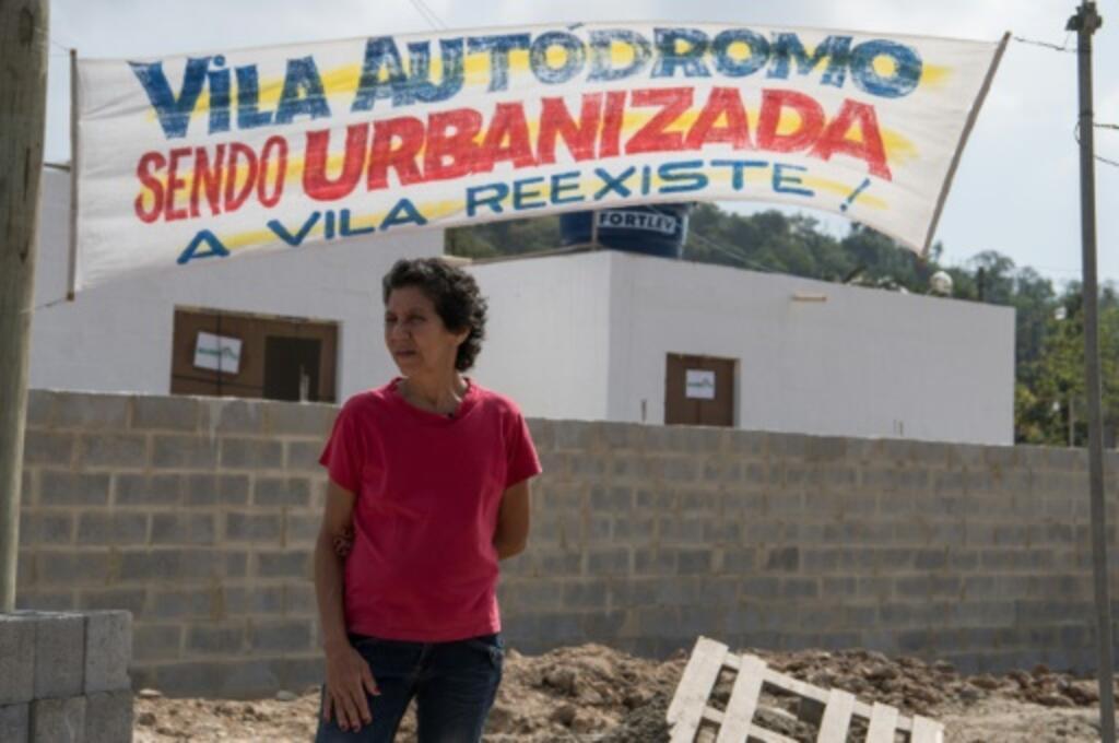 Maria da Penha, moradora da Vila Autódromo, foi contra as obras olímpicas na favela localizada ao lado do Parque Olímpico. Em 13 de julho de 2016,no Rio de Janeiro.