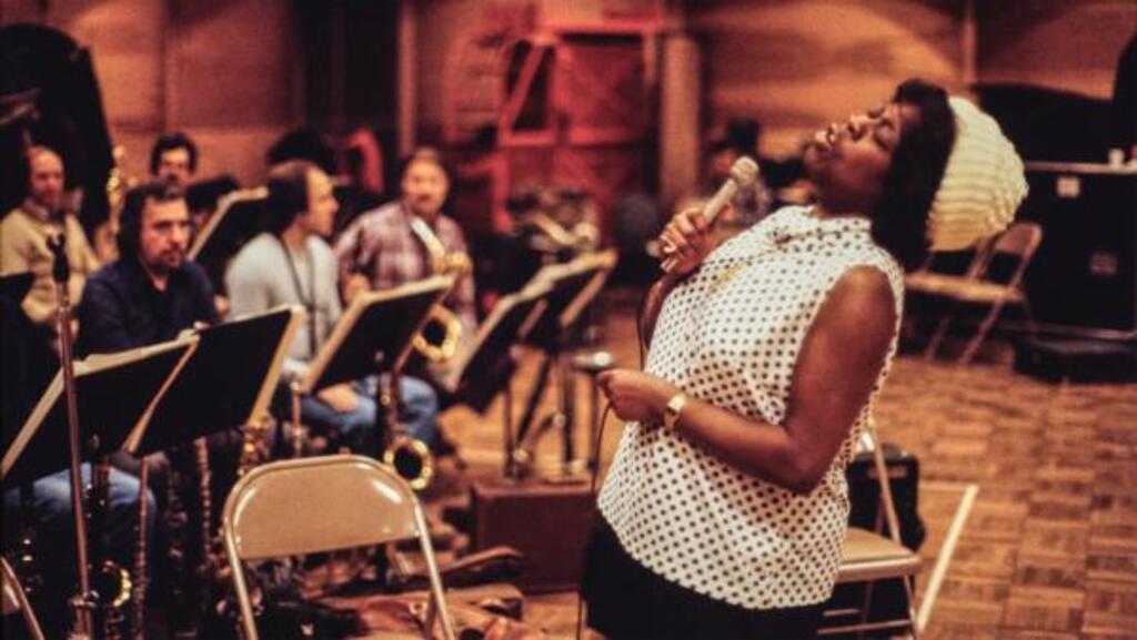 Sarah Vaughan, New York, en 1980.