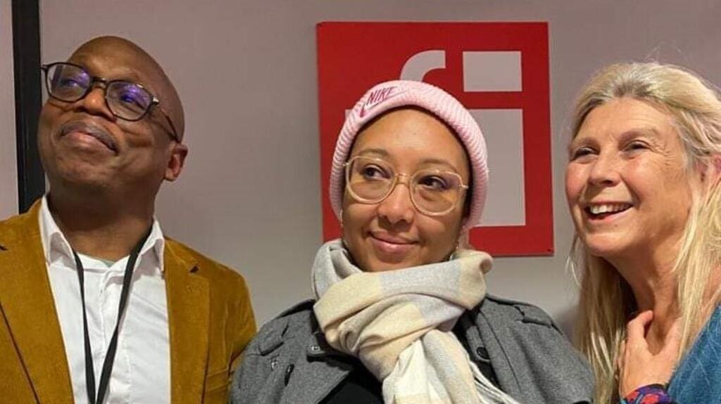 Éric Amiens,  Djaïli Amadou Amal et  Myriam Guilhot.