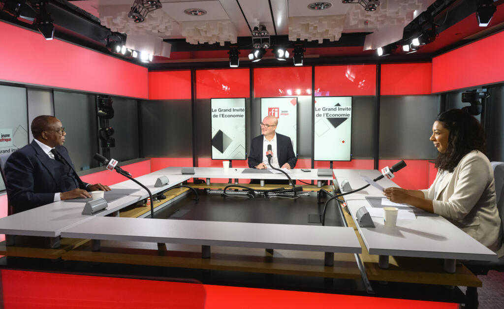 Célestin Tawamba, patron du GECAM, grand invité de l'économie RFI - Jeune Afrique avec Bruno Faure et Aurélie M'Bida