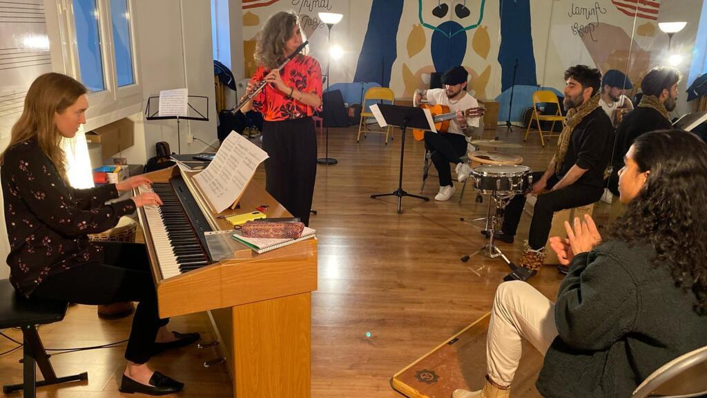 Ensaio do espetáculo “Bailables”, em Madri.