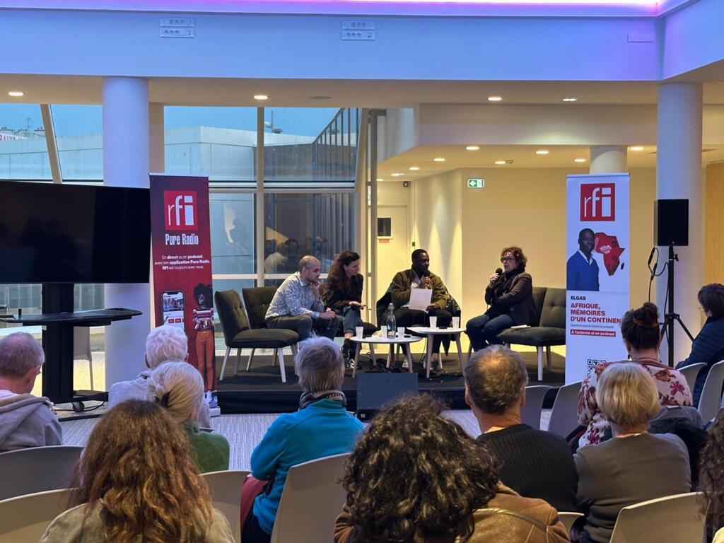 Enregistrement de l'émission Afrique mémoires d'un continent lors du festival Longueur d'ondes (Brest, 30 janvier 2025)