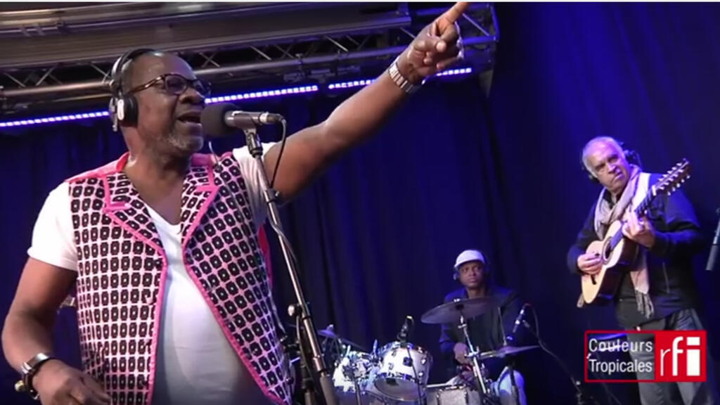 Papa Wemba on RFI's Couleurs Tropicales music programme in 2014