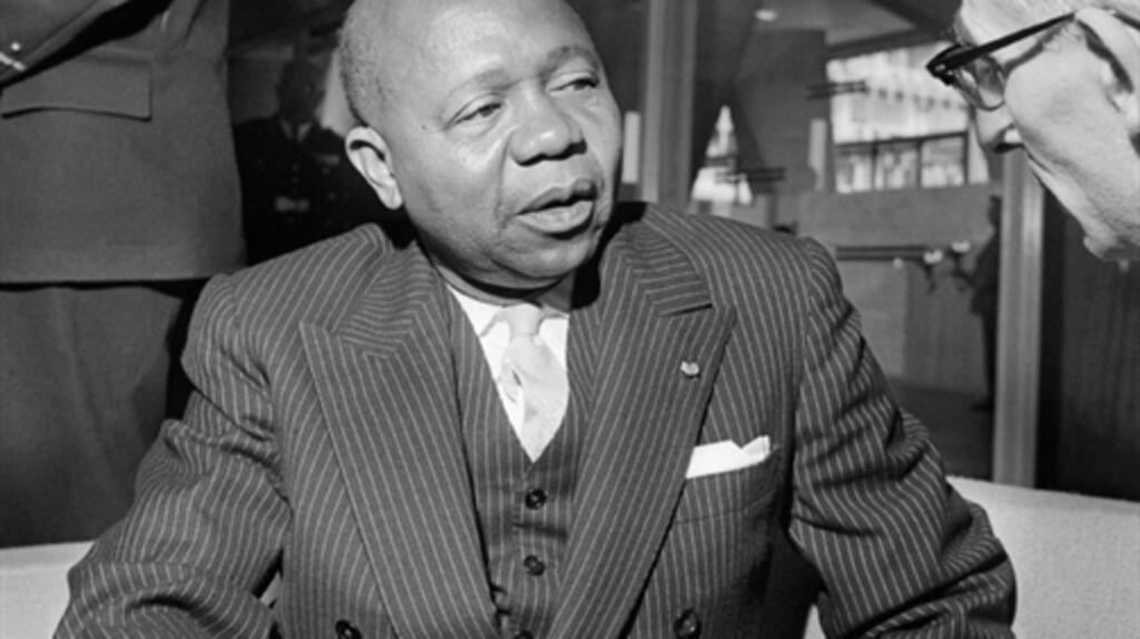 Léon Mba (1902-1967), le premier président de la République gabonaise.