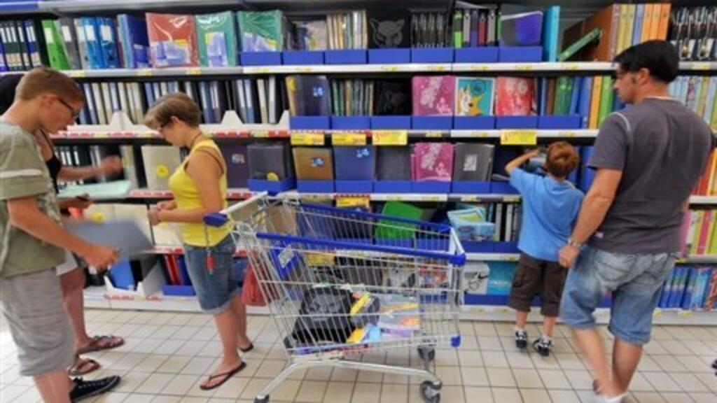 Fin des vacances , préparation de la rentrée scolaire.