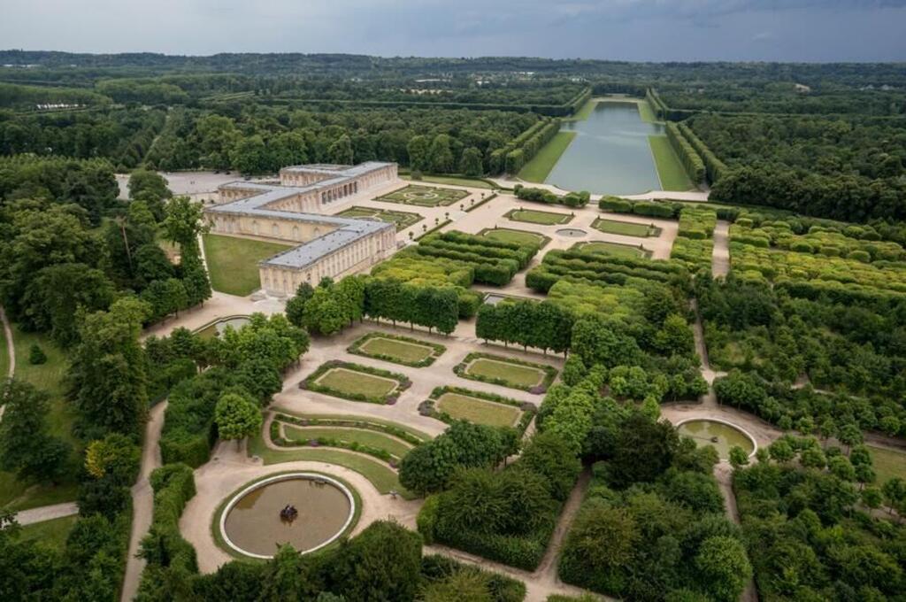 Domaine de Trianon - vue du ciel
