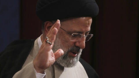 تصویر آرشیوی از ابراهیم رئیسی، رئیس جمهور درگذشته ایران، ۲۱ ژوئن ۲۰۲۱. 