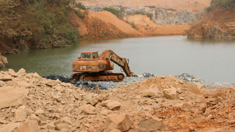 A bauxite mine in Guinea.