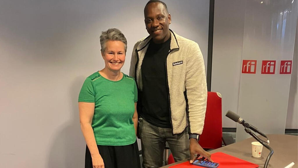 Clémence Denavit et Harouna Sow.