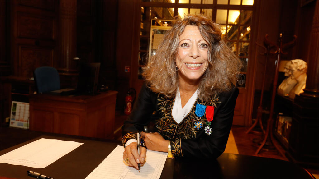 Barbara Cassin, à l'Académie Française, le 17 octobre 2019.
