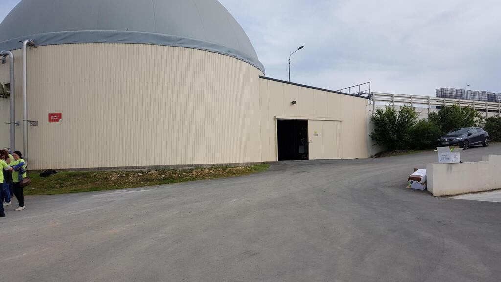 Site de méthanisation à Sèvres-Anxaumont dans la Vienne.