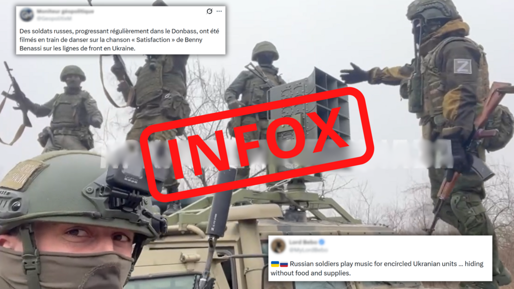 Guerre en Ukraine: cette vidéo de soldats russes en train de danser n'est pas récente